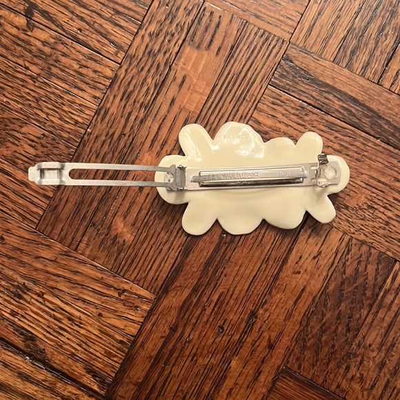 🤩Host Pick😍Vintage 🇫🇷 French flower 🌸 barette - Picture 3 of 5
